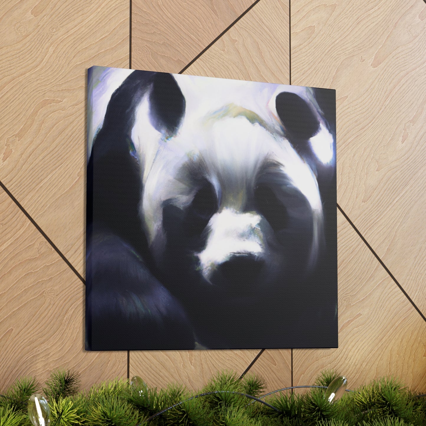 "Panda in the Neon" - Canvas