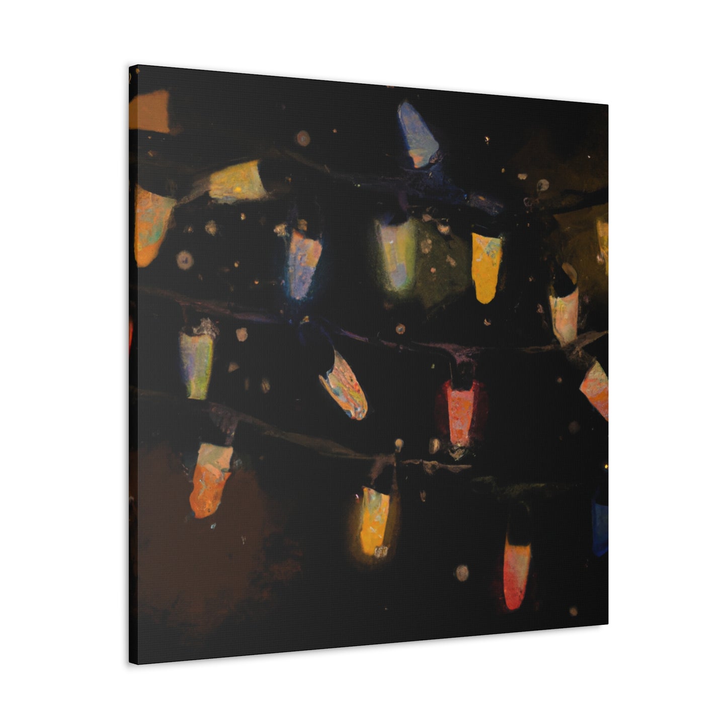 "Christmas of Bright Lights" - Canvas