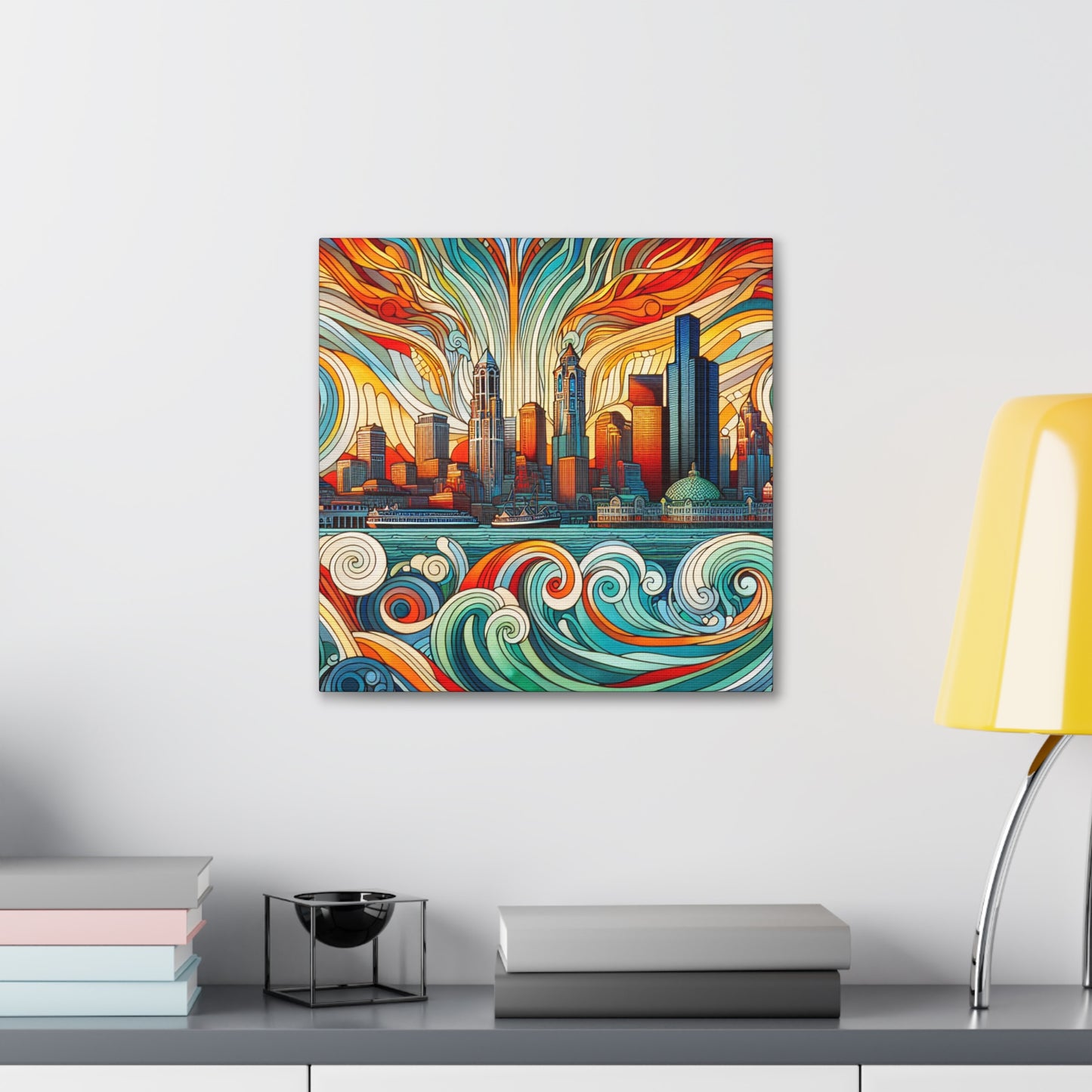 Emerald City Blossom - Canvas