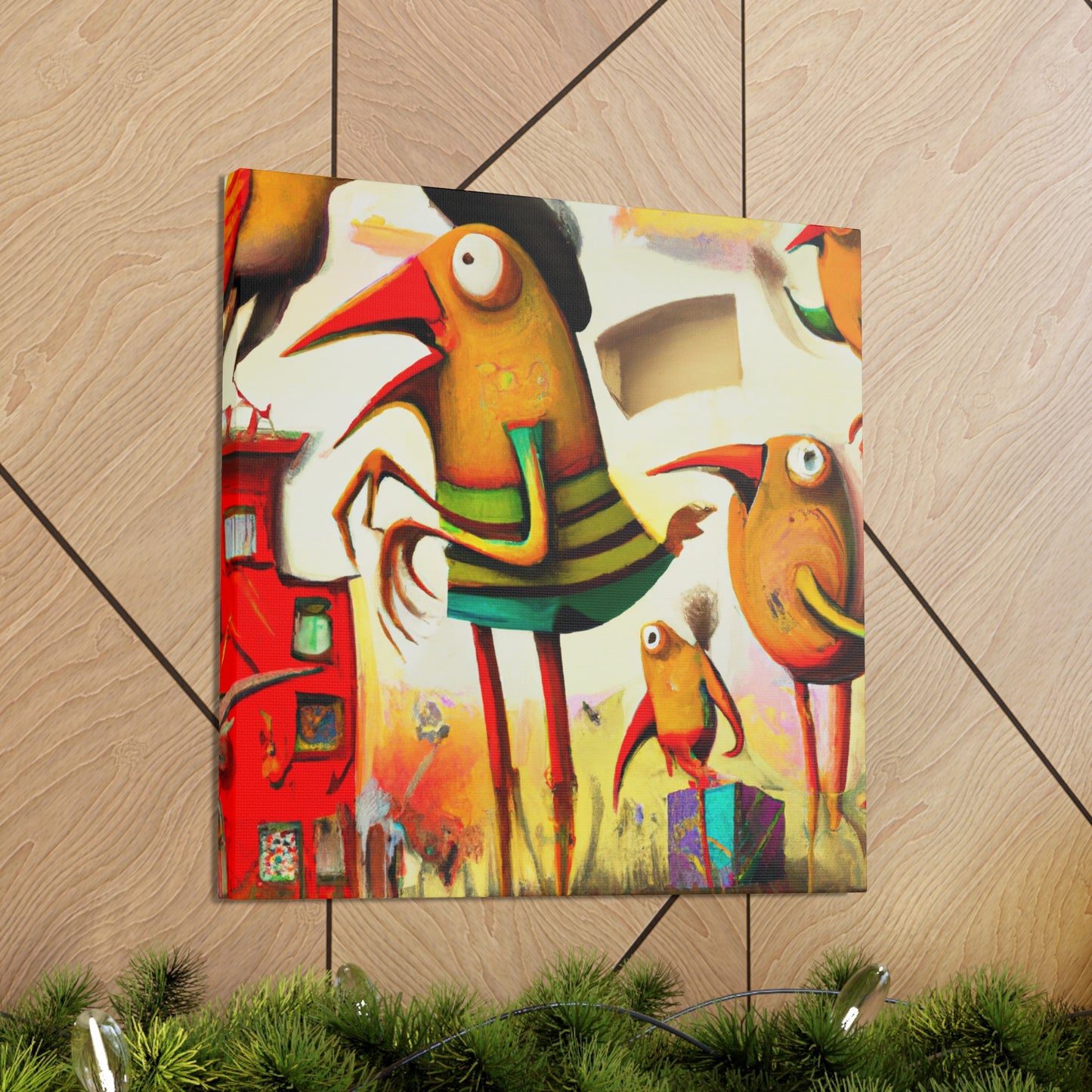 "Finch Among the Surreal" - Canvas