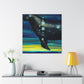 Manatee in Art Deco - Canvas