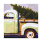 "Vintage Christmas Delivery Joy" - Canvas