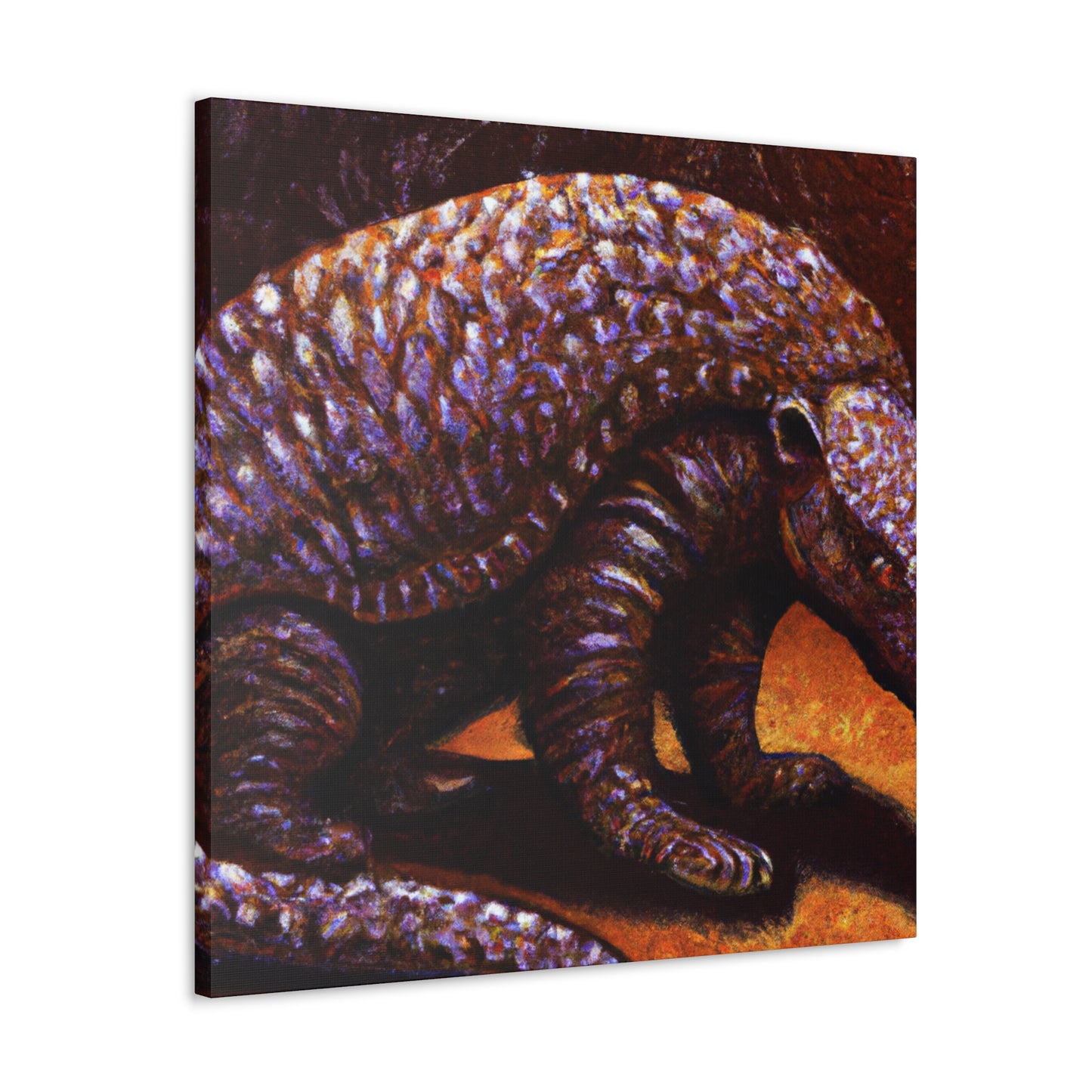 "Pangolin in Impressionism" - Canvas