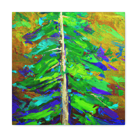 Douglas Fir Impressionism - Canvas