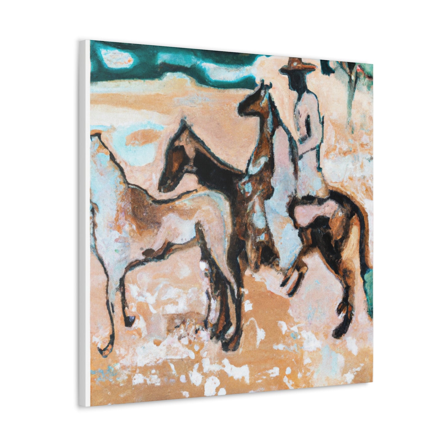 Grazing Horses; 1940 - Canvas