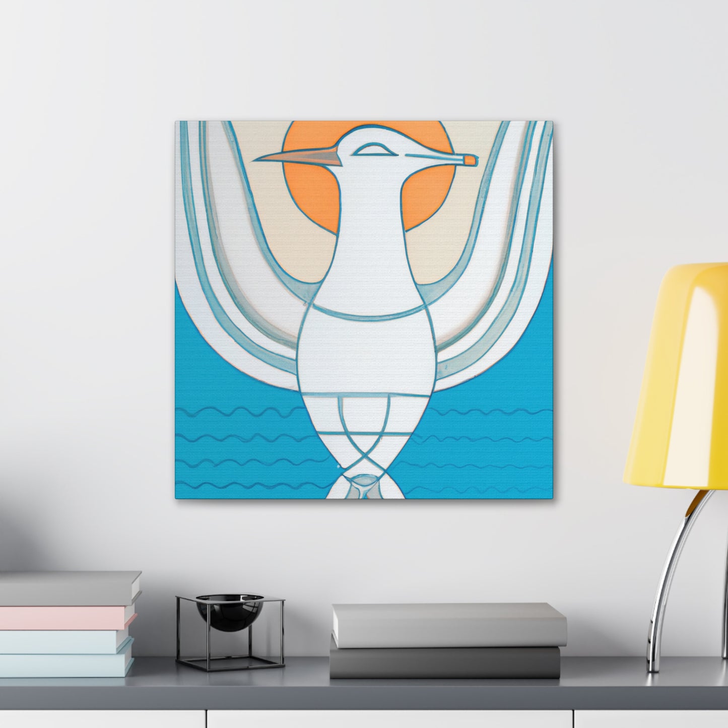 "Seagulls on the Sea". - Canvas