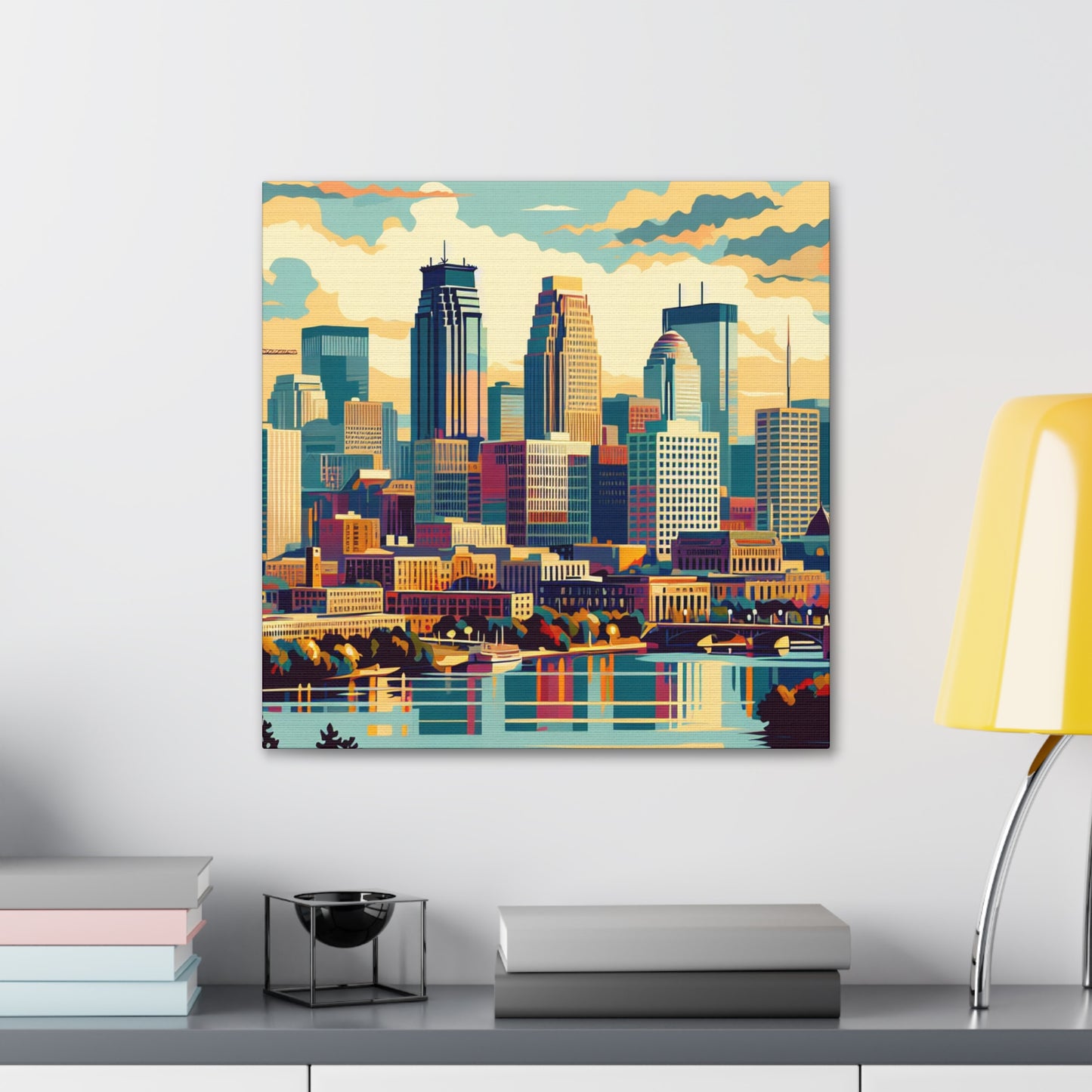 "Mosaic Minneapolis Splendor" - Canvas