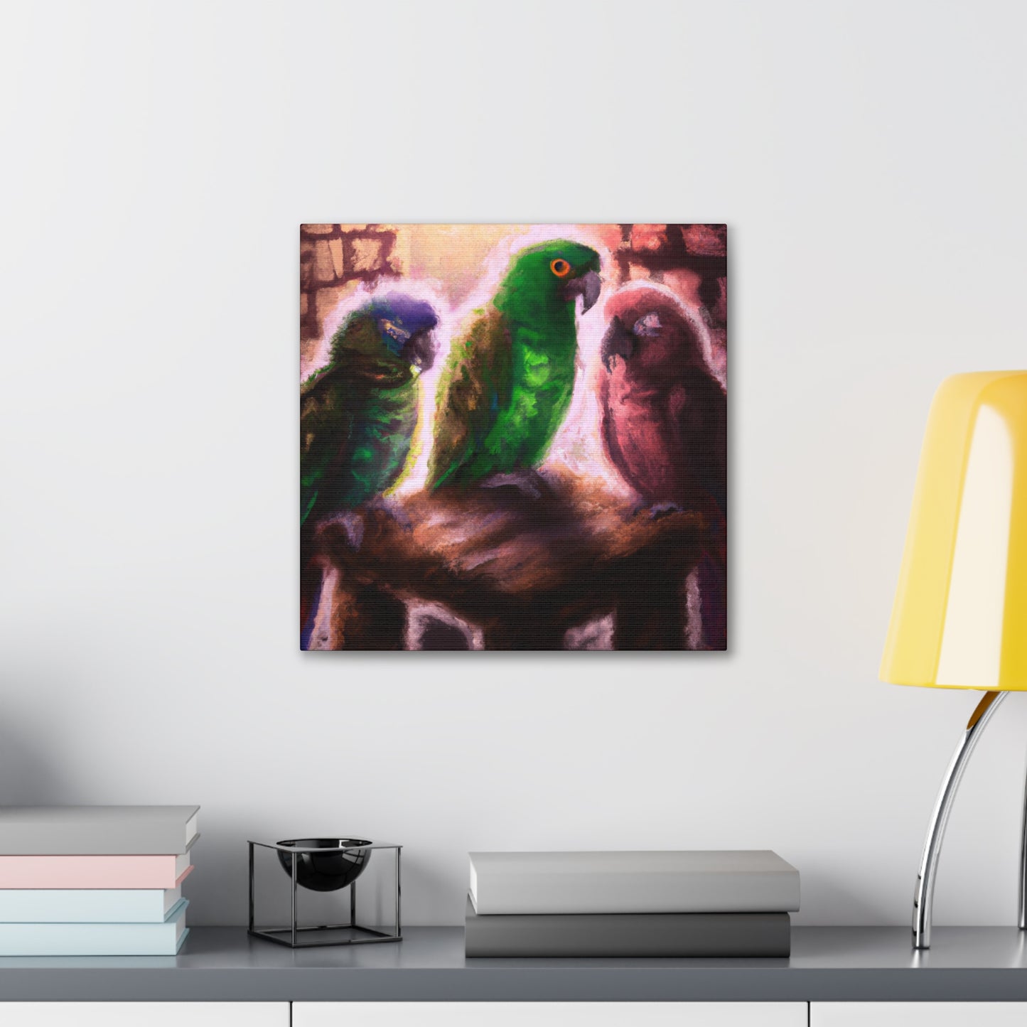 Parrots in Nebulae - Canvas