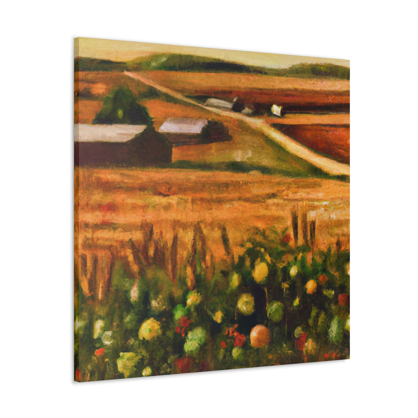 Harvesting Fields Abundance - Canvas