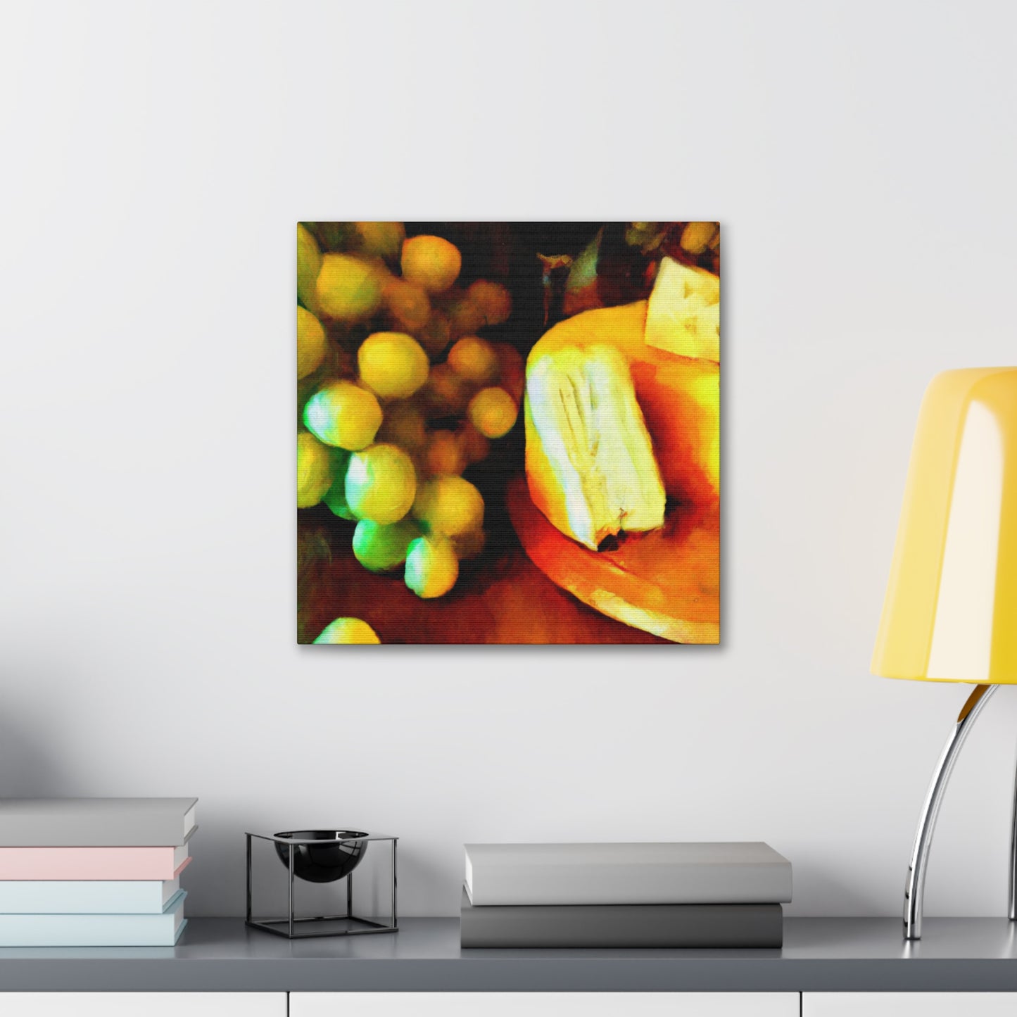 Cheese and Grapes Abound - Canvas