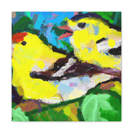 "American Goldfinch Beauty" - Canvas