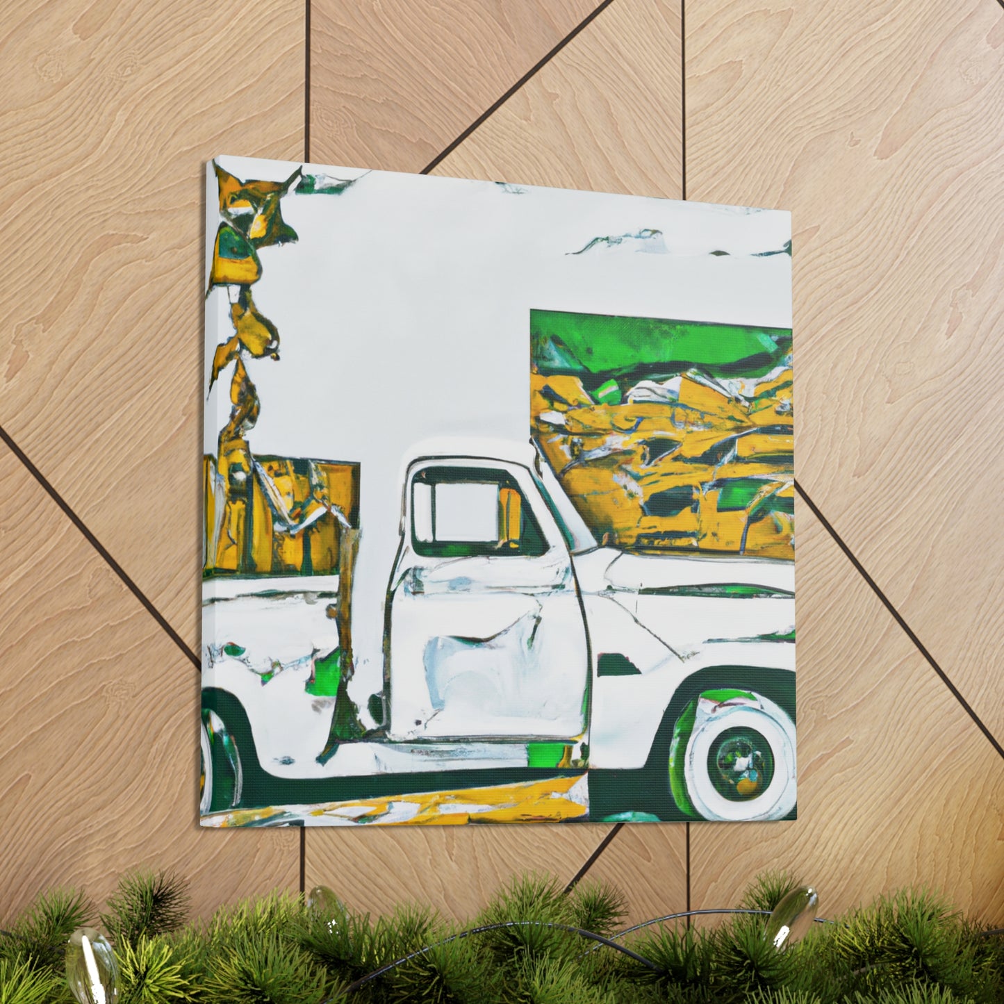 "Aging Pickup Solitude" - Canvas