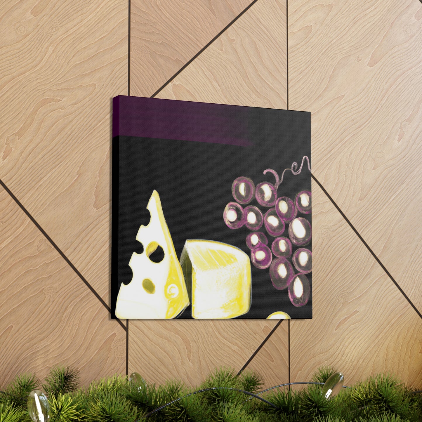 Cheese and Grapes Abide - Canvas