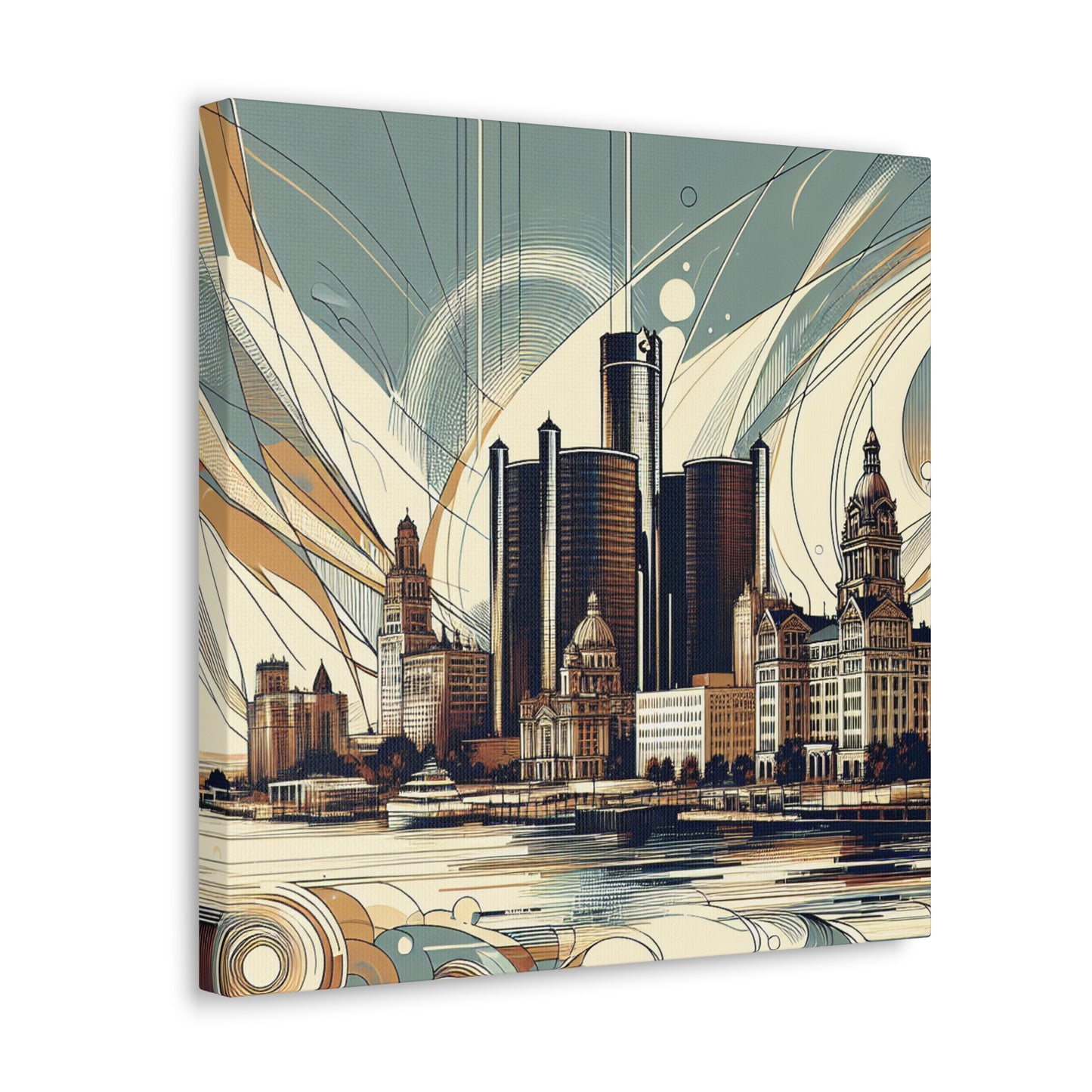 Motor City Symphony. - Canvas