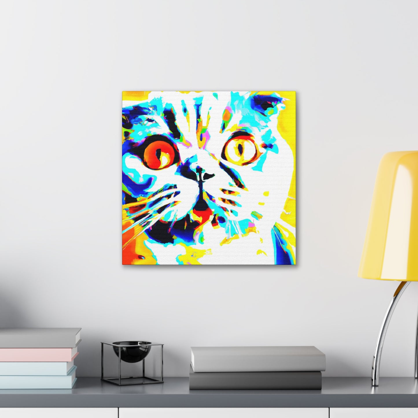 Scottish Fold Reflection - Canvas