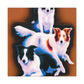 Border Collie Reflection - Canvas