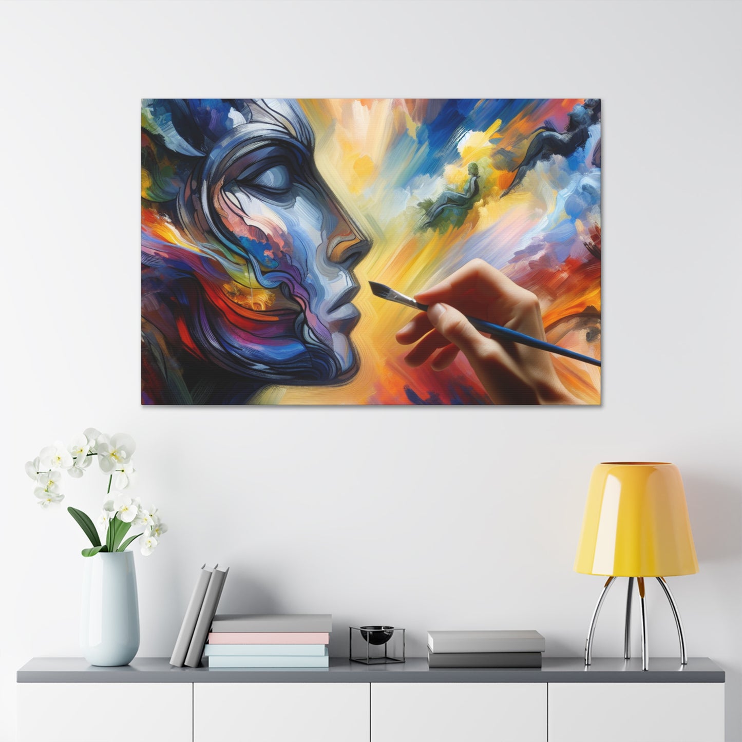 Euphoric Whispers Unleashed - Canvas