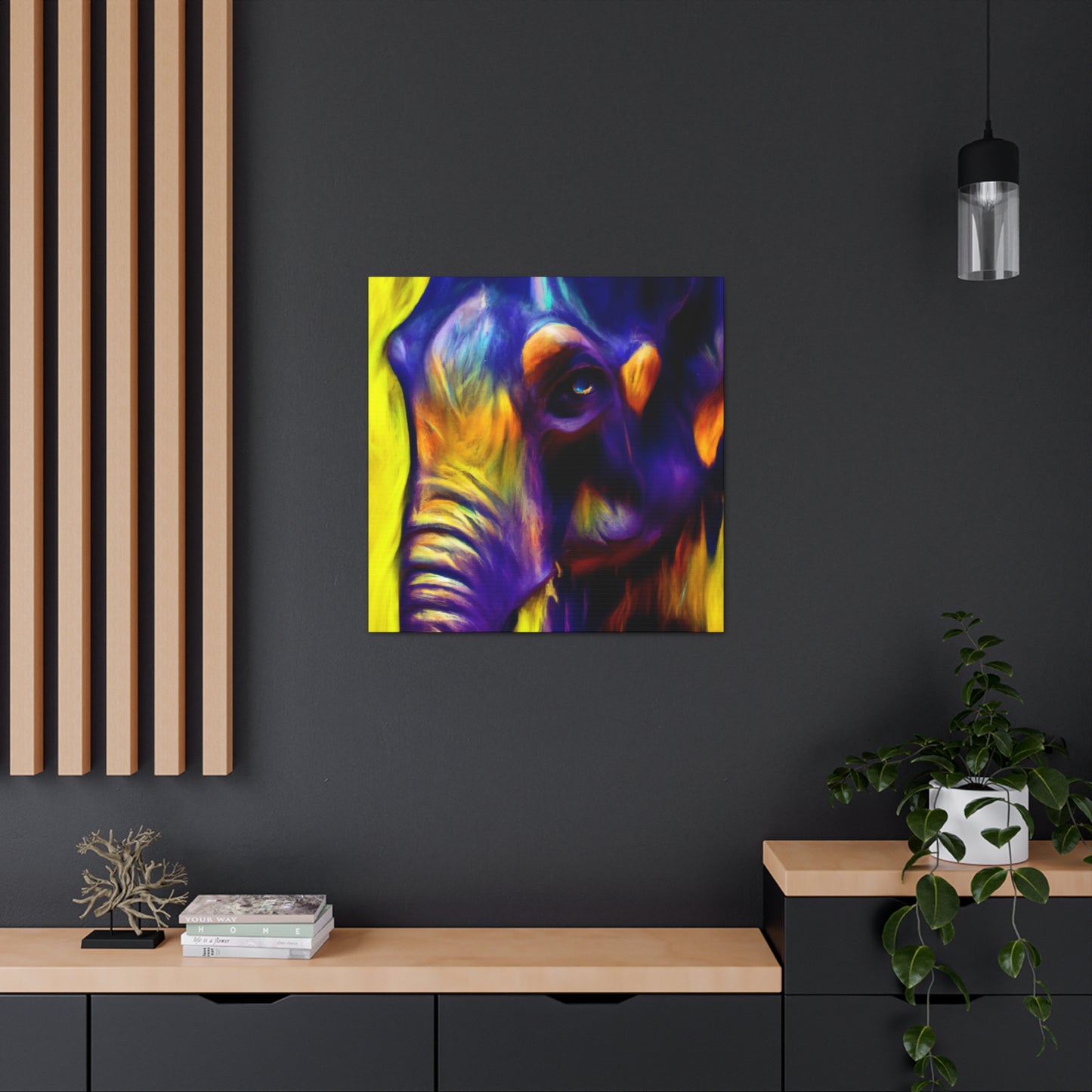 "Indian Elephant Majesty" - Canvas