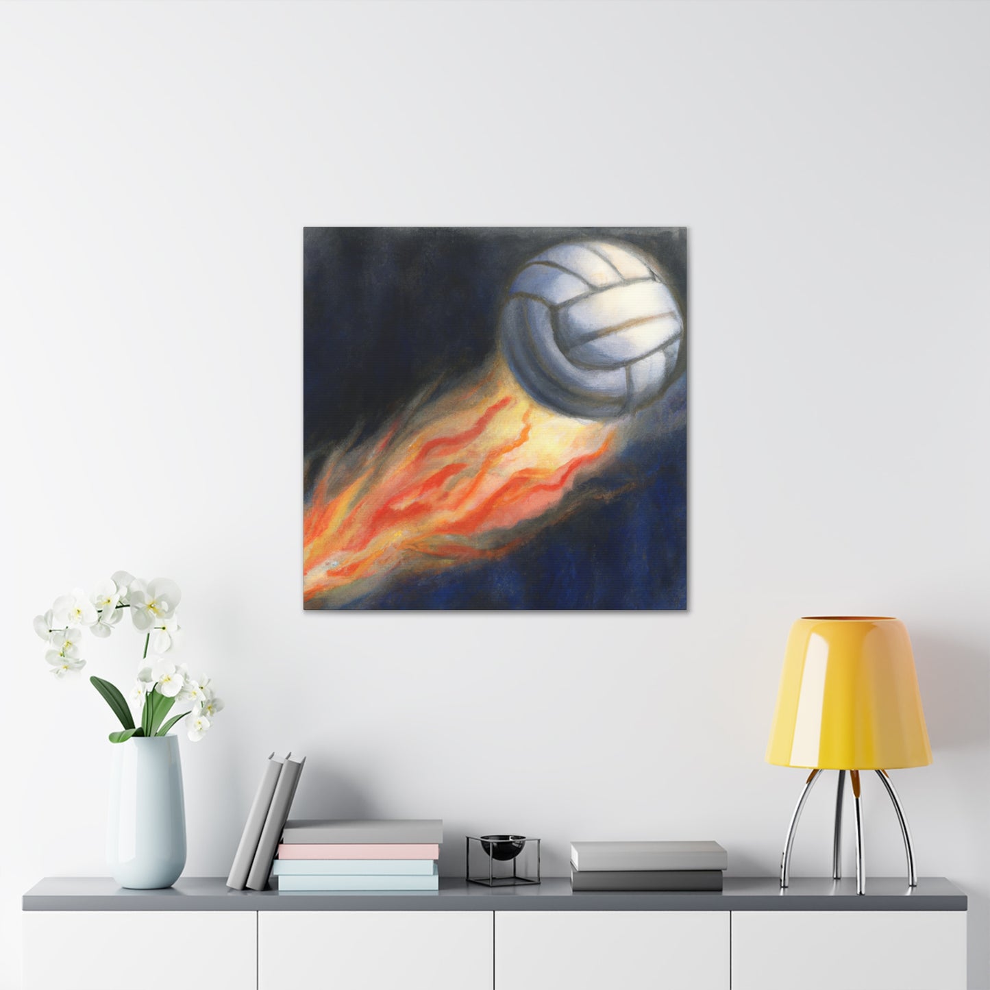 Volleyball in Hyperrealism - Canvas