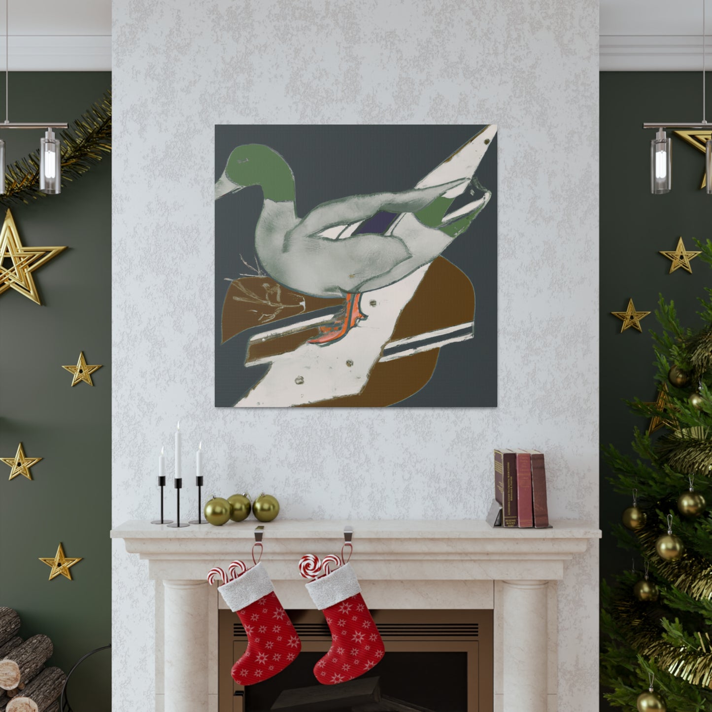 Mallard Duck Dreamscape - Canvas