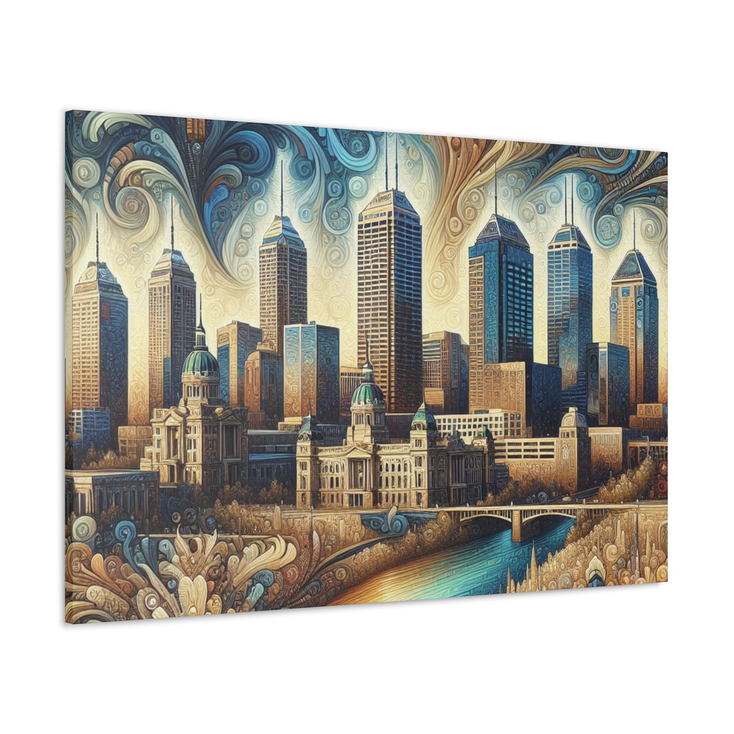 "Indy's Urban Symphony" - Canvas