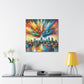 "Cityscape Echoes Embrace" - Canvas