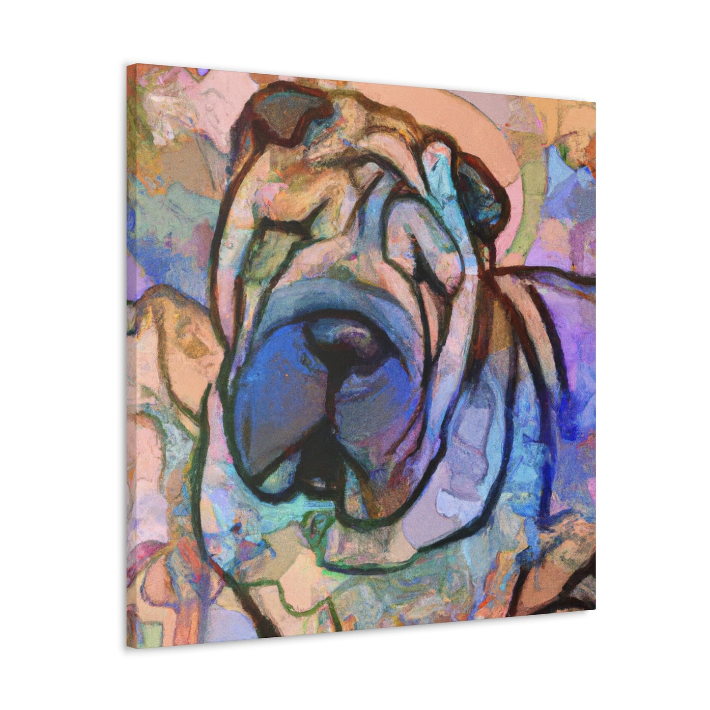 Shar Pei Expressionism - Canvas