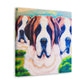 St. Bernard's Surreal Dream - Canvas