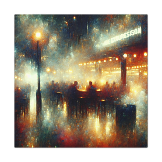 Haunting Hazy Whiskey Night - Canvas