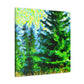 Spruce in Impressionism - Canvas