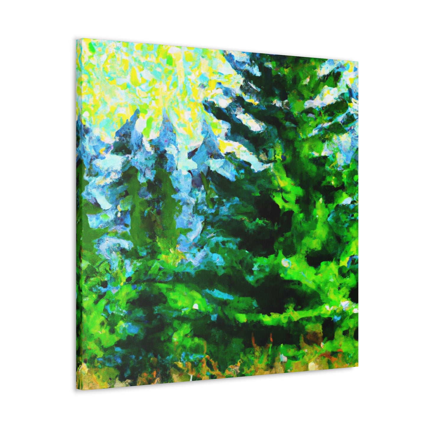 Spruce in Impressionism - Canvas