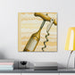 "Corkscrew in Art Deco" - Canvas