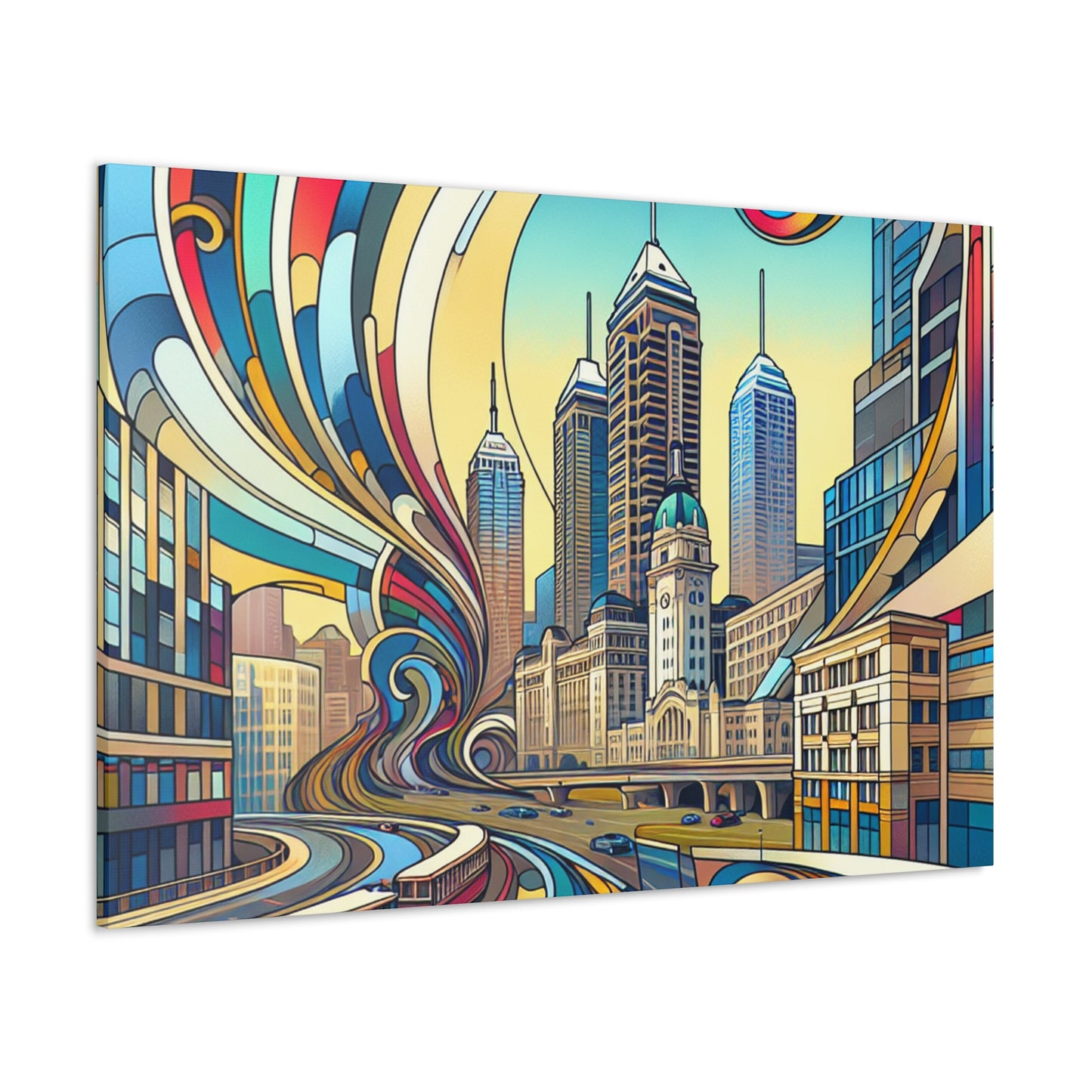 "Enchanting Indianapolis Echo" - Canvas