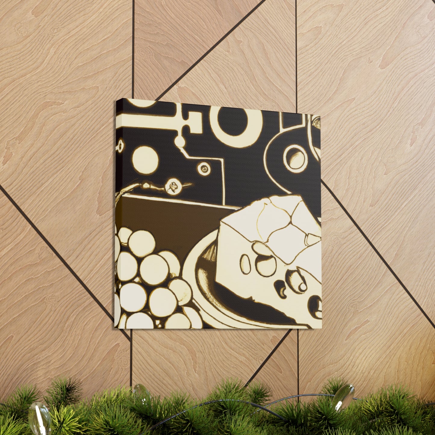 Cheesy Grapes Steampunk - Canvas