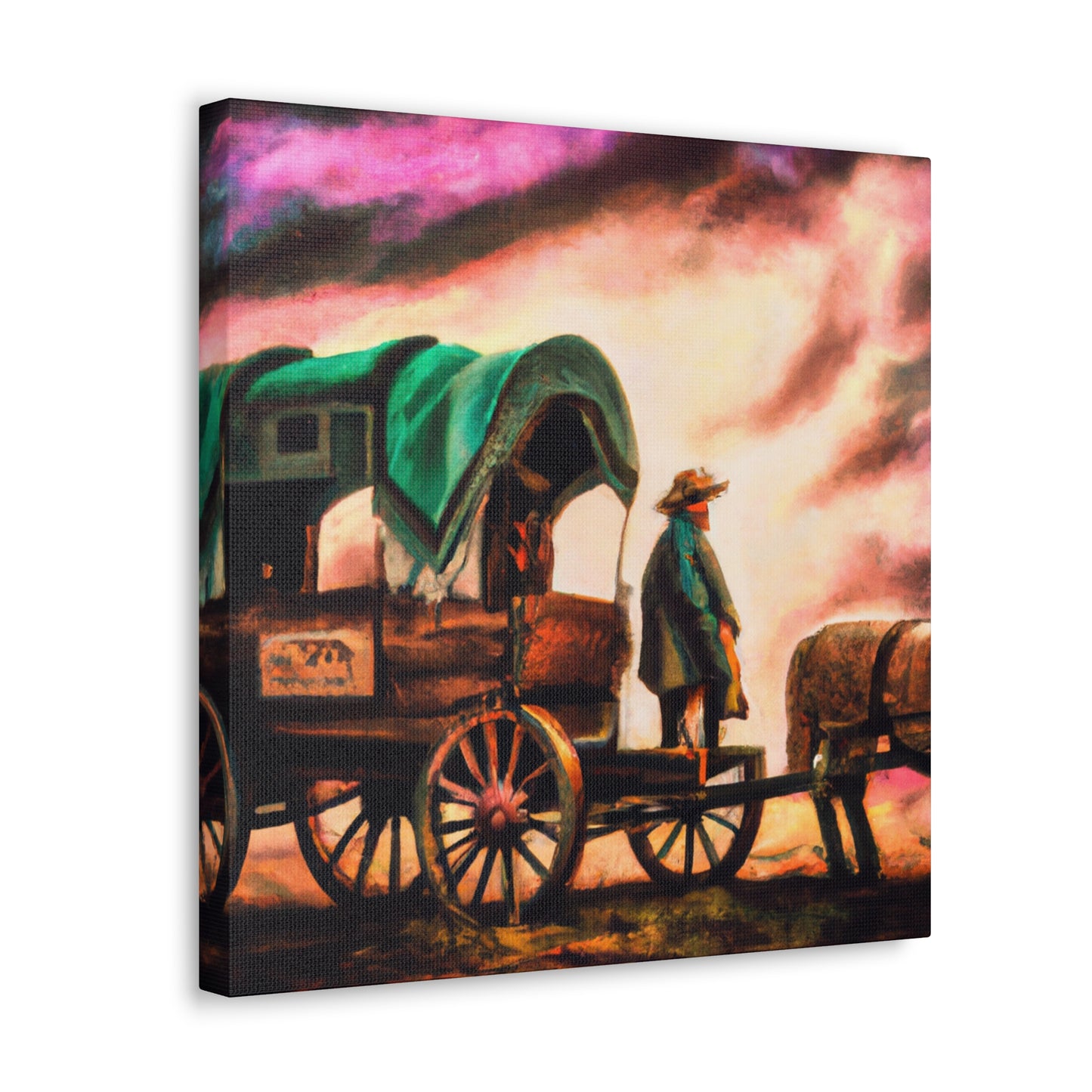 "Chuck Wagon Splendor" - Canvas