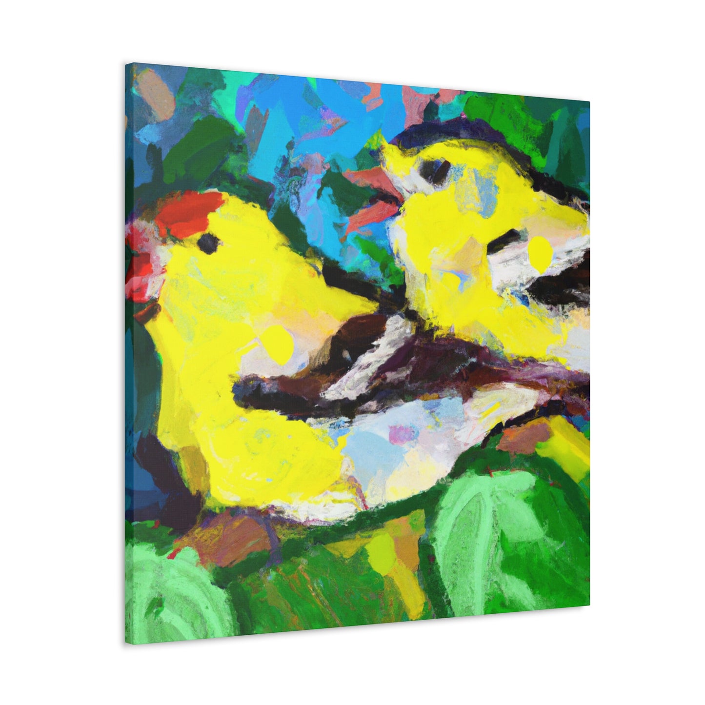 "American Goldfinch Beauty" - Canvas