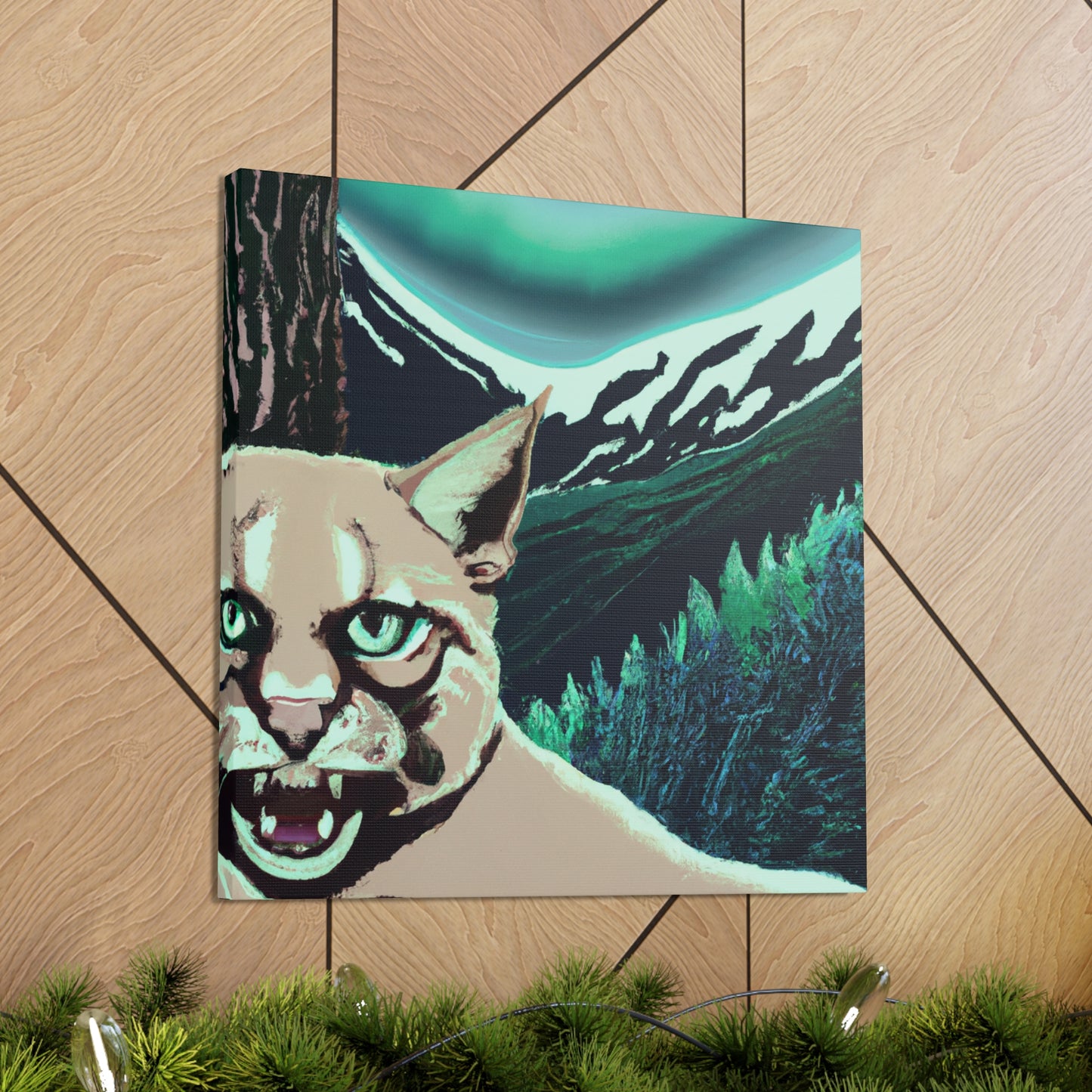 Cougar Pop Explosion - Canvas