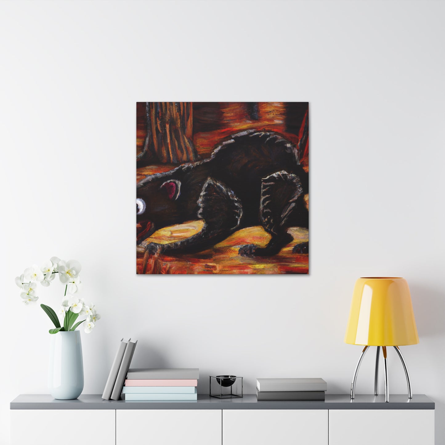 "Spirited Tasmanian Dance" - Canvas