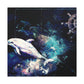 Dancing Dolphin Delight - Canvas