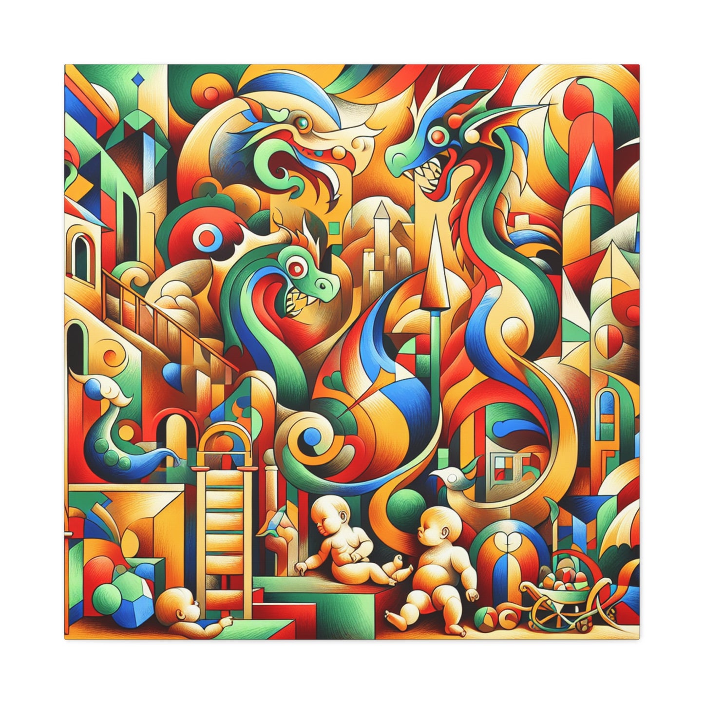 Dragon Dreamscape Delight - Canvas