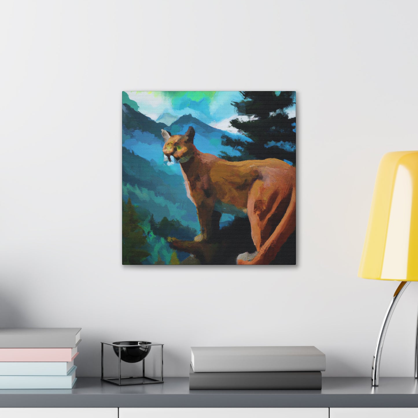 Majestic Cougar Captured - Canvas