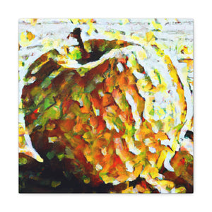 "Apple in Post-Impressionism" - Canvas