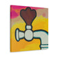 Bar's Fauvist Tap. - Canvas