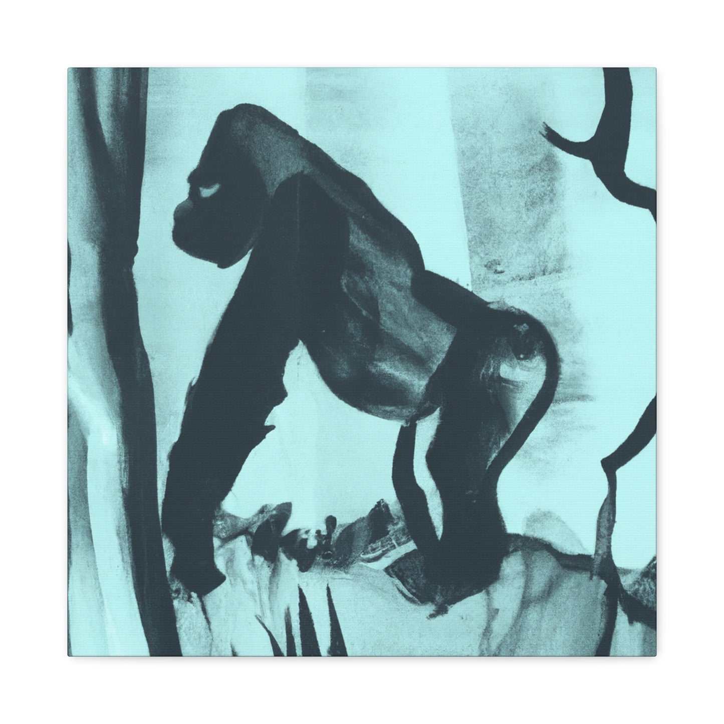 Gorilla in Dali's Dream - Canvas