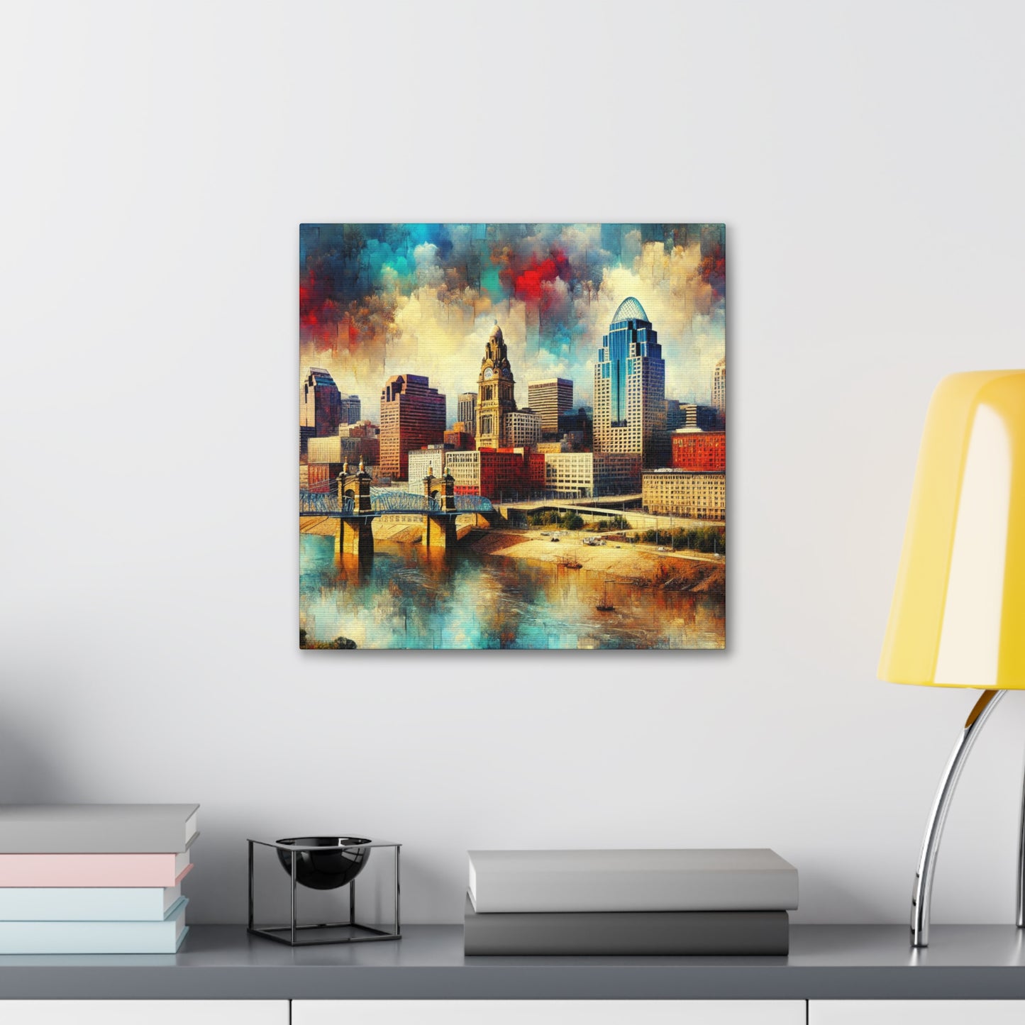 Concrete Dreams of Cincinnati - Canvas