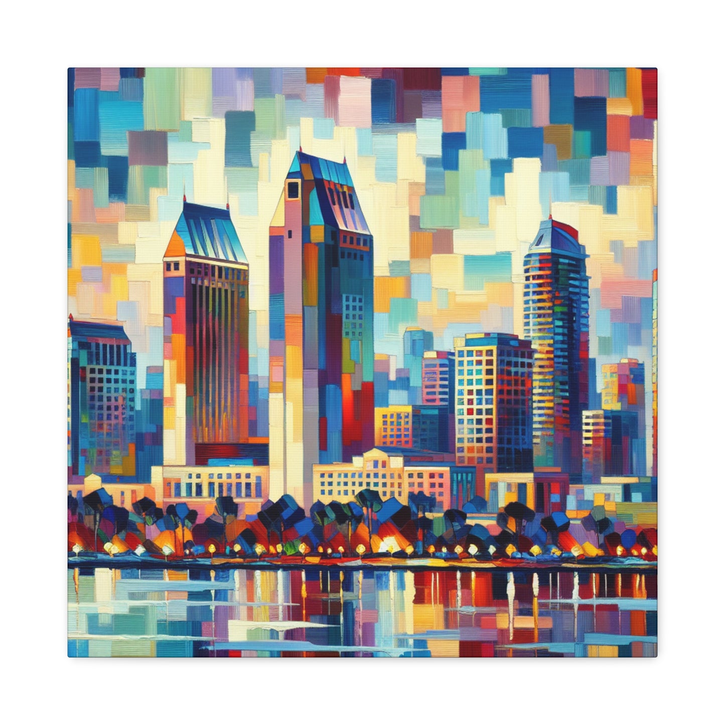 "Vibrant San Diego Spirit" - Canvas