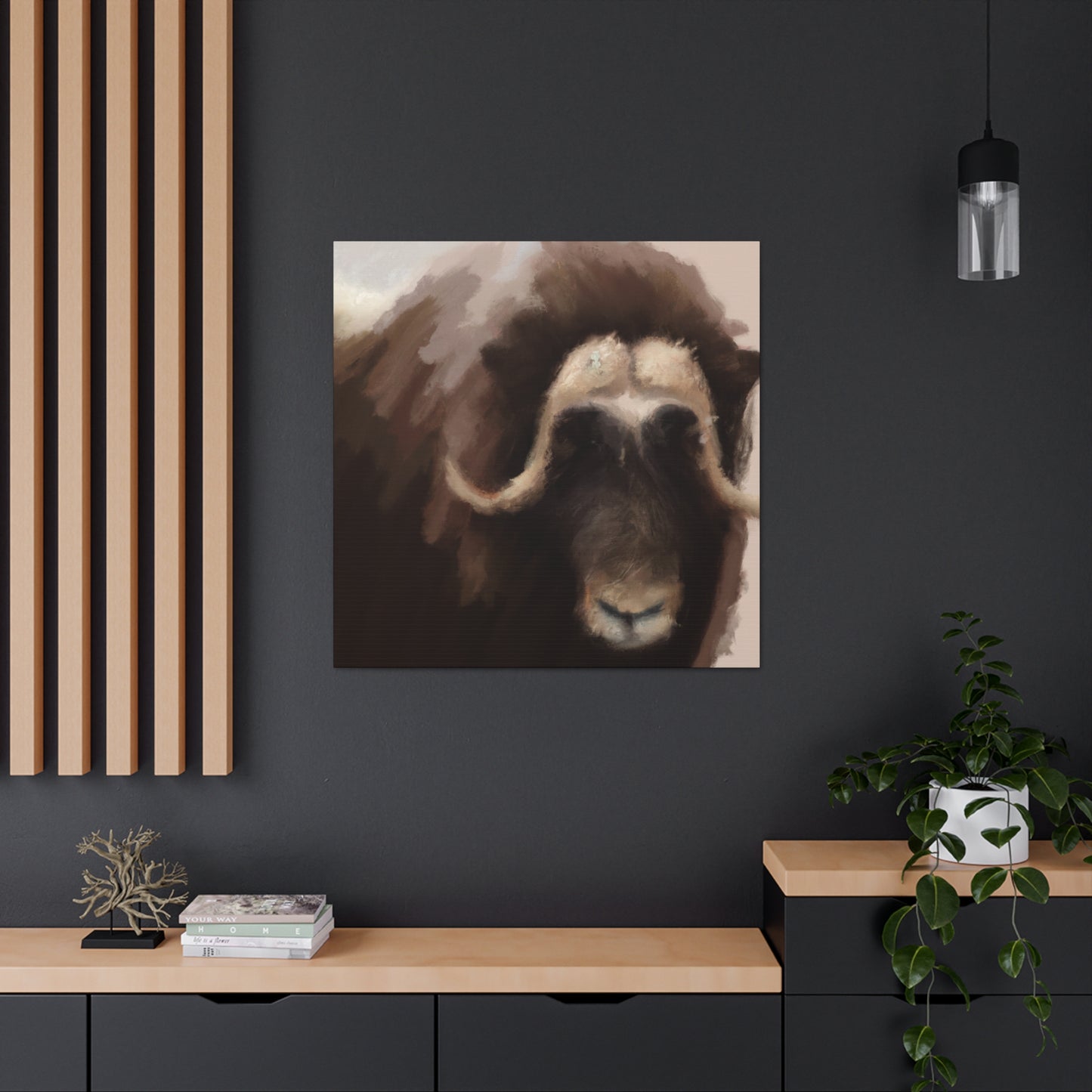 Musk Ox Majesty - Canvas