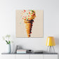 "Ice Cream Dream Vision" - Canvas