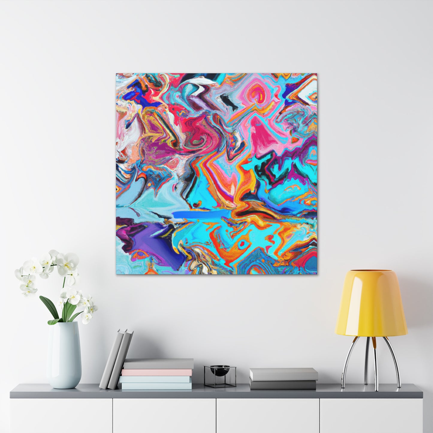 Burning Sky Reflection - Canvas