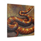 "Corn Snake Emergence" - Canvas